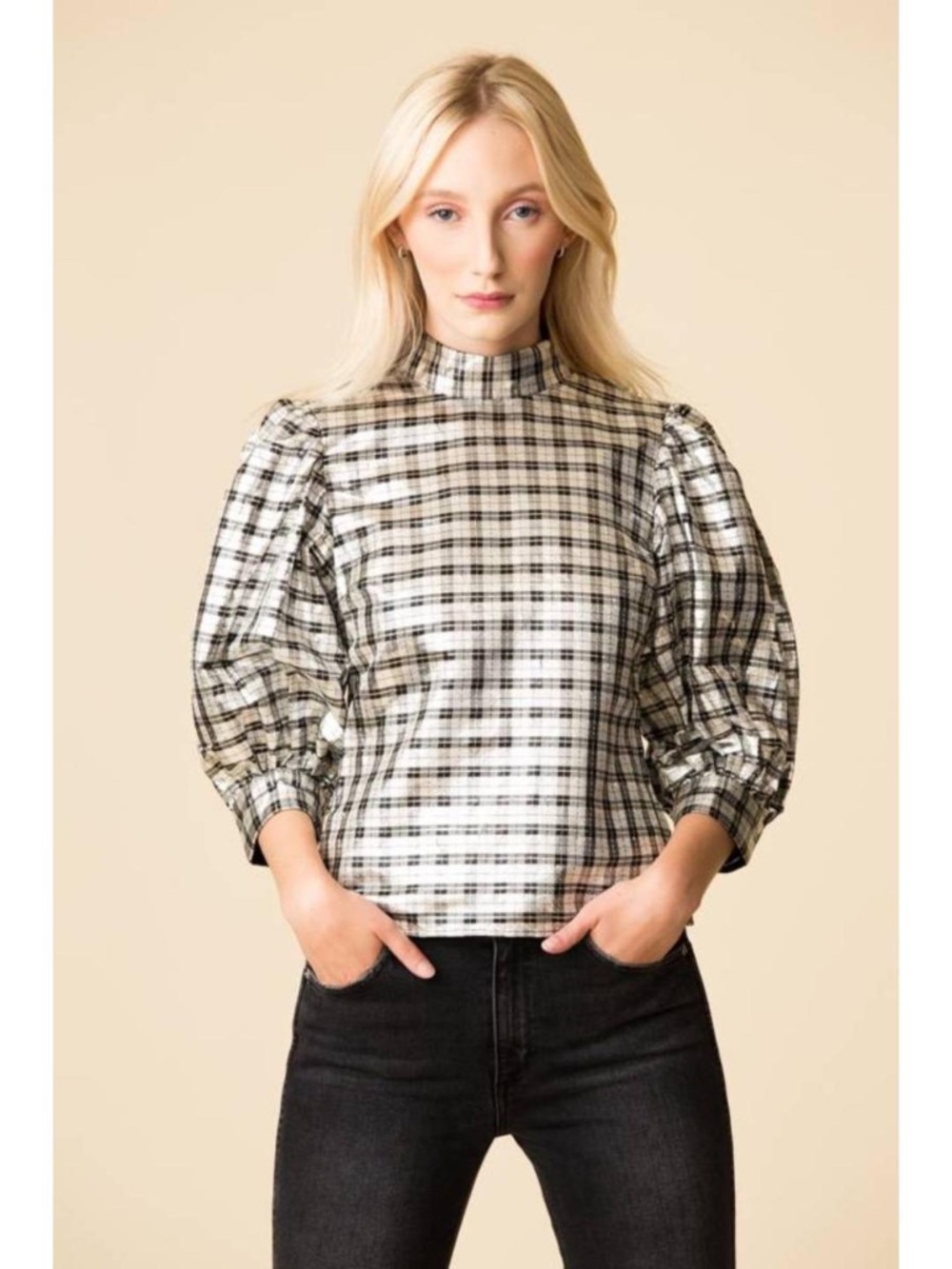 GANNI Lagarde Silk‎ Top